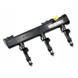 LISTWA PALIWOWA H1BG-9H487-AA Z WTRYSKIWACZAMI E3BG-9F593-CA FORD FIESTA