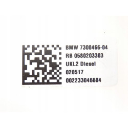 ELEKTRYCZNA POMPA PALIWA MINI CLUBMAN Cooper ONE D 1611 7300466 0580203303